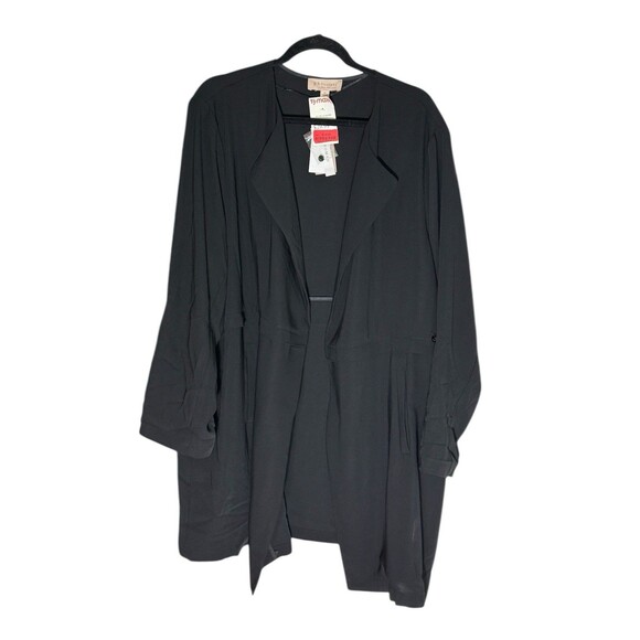 Philosophy Women’s 3x Black Cardigan Duster - Picture 3 of 16